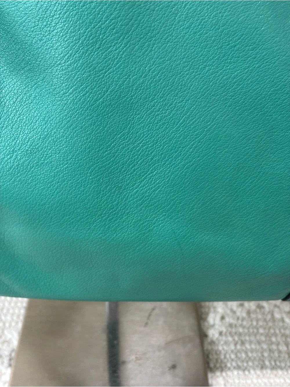 Coach Vintage MEDIUM Carly Green Leather Shoulder Bag